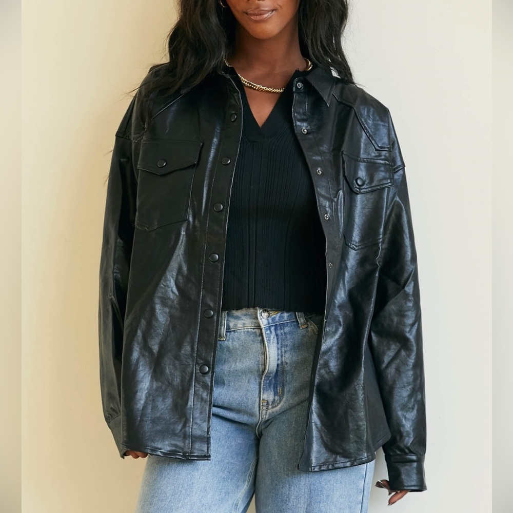 Princess Polly Leather Jacket (Conor Jacket)